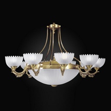 Reccagni Angelo 3030 L 3030/8+4 Люстра подвесная  - фото 1 - фото 2