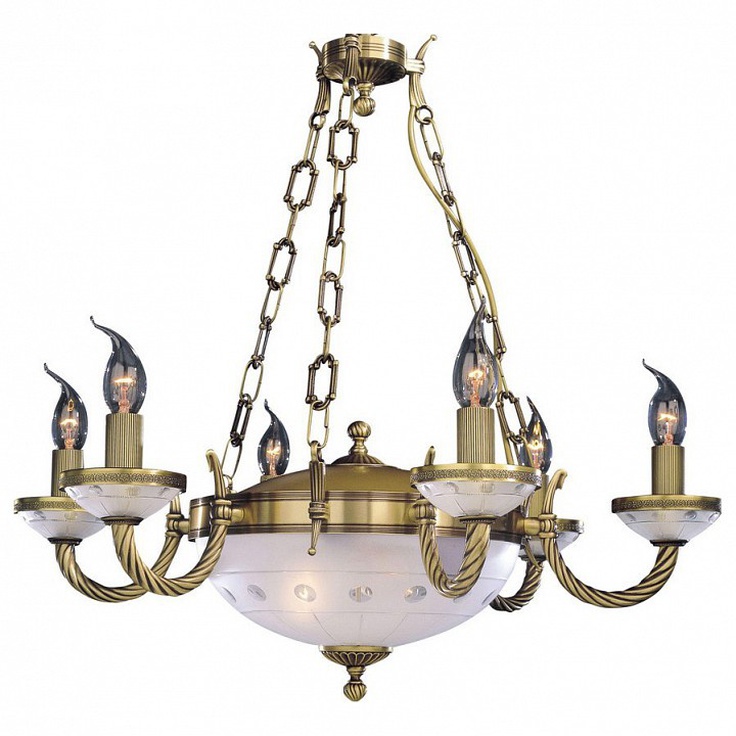 Reccagni Angelo 4650 L 4650/6+2 Люстра подвесная - фото 1 Reccagni Angelo 4650 L 4650/6+2 Люстра подвесная - фото 1