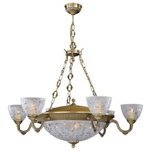 Reccagni Angelo 6252 L 6252/6+4 Люстра подвесная  - фото 1 - фото 2