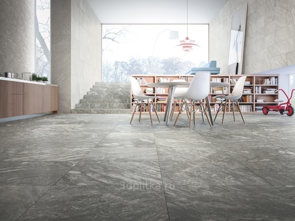 Refin Petrae 15x15, керамогранит, Италия, под камень  - фото интерьера 1