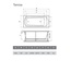 Relisan Tamiza 150x70 Акриловая ванна 150x70x63 см, Польша - фото 7