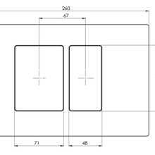 Remer RB820BG Золото брашированное Кнопка смыва 2x16x16 см, Италия - фото 1 - фото 3