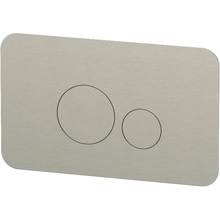 Remer SSRB810 Сталь матовая Кнопка смыва 2x25,9x15,9 см, Италия - фото 1 - фото 2