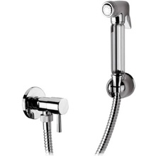 Remer 332REZ С запорным вентилем Хром глянцевый Гигиенический душ Италия - фото 1 - фото 2