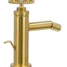 Remer Chrono CH20BG Для биде Золото брашированное с д/к Смеситель 13x6,1x15,7 см, для биде, Италия - фото 1 - фото 2