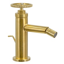 Remer Chrono CH20BG Для биде Золото брашированное с д/к Смеситель 13x6,1x15,7 см, для биде, Италия - фото 1 - фото 1