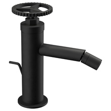 Remer Chrono CH20NO Для биде Чёрный матовый с д/к Смеситель 13x6,1x15,7 см, для биде, Италия - фото 1 - фото 1