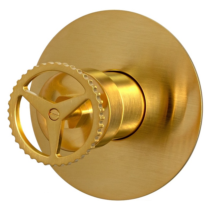 Remer Chrono CH30LBG Встраиваемый для душа Золото брашированное Смеситель 10,9x11,6x11,6 см, для встраиваемых систем, Италия - фото 1 Remer Chrono CH30LBG Встраиваемый для душа Золото брашированное Смеситель 10,9x11,6x11,6 см, для встраиваемых систем, Италия - фото 1