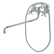 Remer Cross ex04CR Для ванны с душем Хром Смеситель для ванны, Италия - фото 1 - фото 1