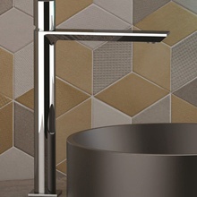 Remer Edge EG512LXL Для раковины Хром Смеситель 18,3x5x33 см, для раковины, Италия - фото 1 - фото 2