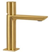 Remer Edge EG512BG Для раковины Золото брашированное Смеситель 12x5x19 см, для раковины, Италия - фото 1 - фото 1