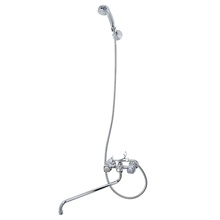 Remer Egizia ex04EGce Для ванны с душем Хром Смеситель для ванны, Италия - фото 1 - фото 2