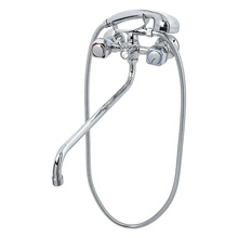 Remer Egizia ex04EGce Для ванны с душем Хром Смеситель для ванны, Италия - фото 1 - фото 3