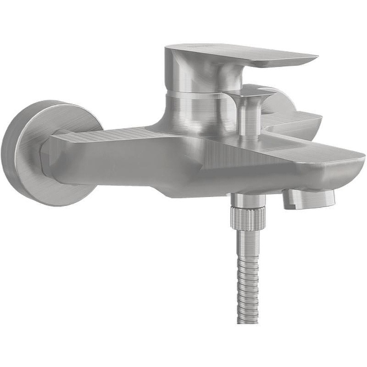 Remer Infinity I05NP Для ванны Никель брашированный Смеситель для ванны, Италия - фото 1 Remer Infinity I05NP Для ванны Никель брашированный Смеситель для ванны, Италия - фото 1