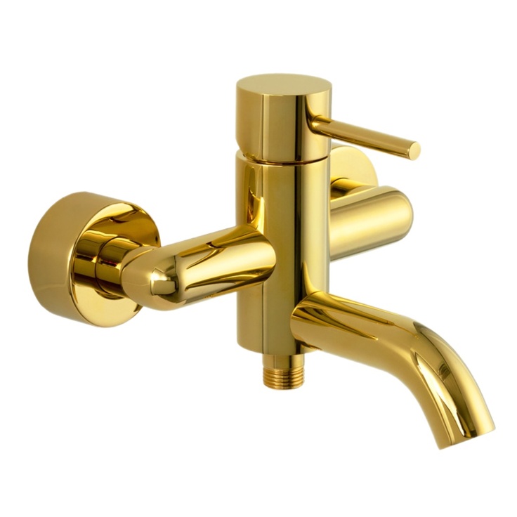 Remer X-Style X05DO Для ванны Золото глянцевое Смеситель для ванны, Италия - фото 1 Remer X-Style X05DO Для ванны Золото глянцевое Смеситель для ванны, Италия - фото 1