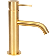 Remer X-Style X10BG Для раковины Золото брашированное Смеситель для раковины, Италия - фото 1 - фото 1