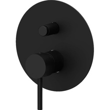 Remer X-Style X09KBNO Встраиваемый для душа Чёрный матовый Смеситель 8,1x17x17 см, для встраиваемых систем, Италия - фото 1 - фото 1