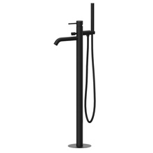 Remer X-Style X08NO Напольный для ванны Чёрный матовый Смеситель 25x16x98,9 см, для ванны, Италия - фото 1 - фото 1