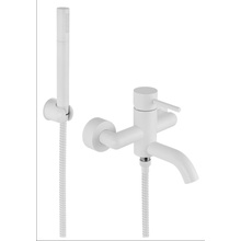 Remer X-Style X02BO Для ванны Белый матовый Смеситель 18,1x21x14,1 см, для ванны, Италия - фото 1 - фото 1