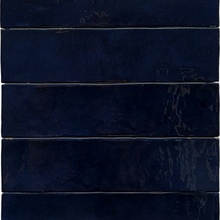 Revoir Paris Studio WW_054 Cobalt Glossy Настенная плитка 6,2x25 см, Бельгия - фото 1 - фото 2