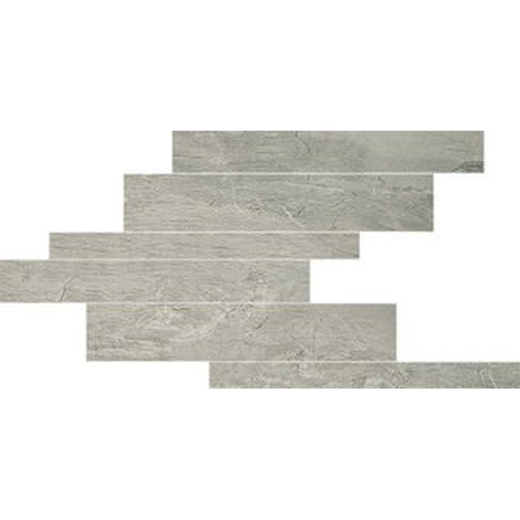 Rex Ceramiche (Florim) Ardoise 739365 Plomb Modulo Listello Sfalsato Керамогранит 21x40 см, Италия, под камень  - фото 1