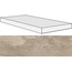 Rex Ceramiche (Florim) Ardoise 739339 Ecru Ang Gradino DX/SX Ступень 33x120 см, Италия, под камень  - фото 1