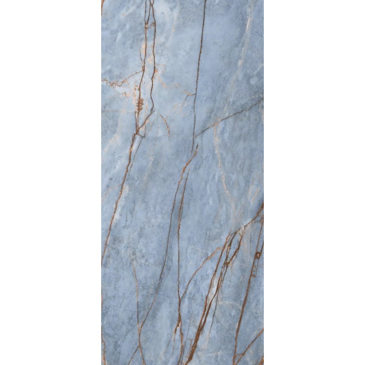 Rex Ceramiche (Florim) Heritage Luxe 784880 Azure Matte Silk 6mm Керамогранит 120x280 см, Италия, под мрамор - фото 1