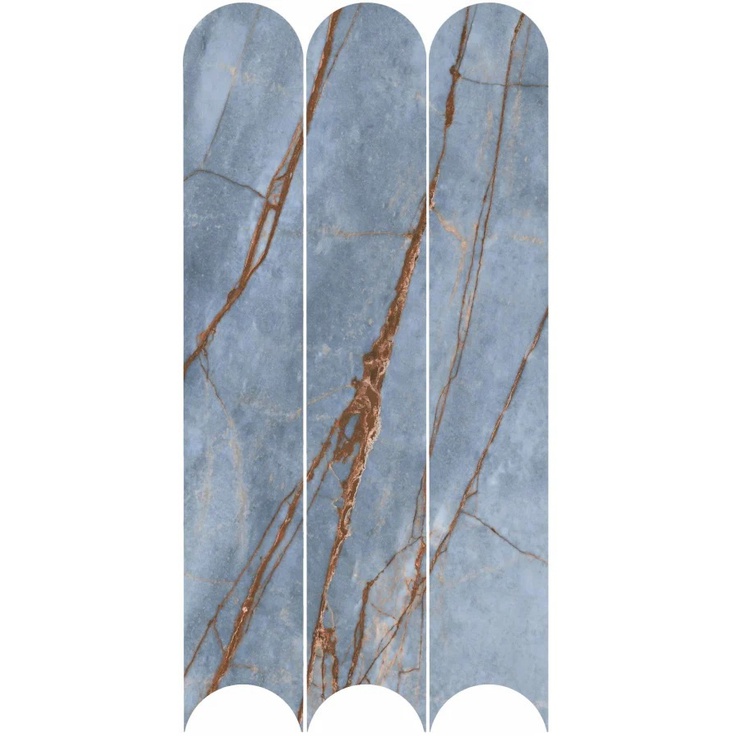 Rex Ceramiche (Florim) Heritage Luxe 775658 Trinity Azure Glossy Мозаика 30x60 см, Италия, под мозаику - фото 1