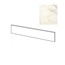 Rex Ceramiche (Florim) Les Bijoux de Rex 767631 Onyx Blanche Gloss Battiscopa Плинтус 4,6x80 см, Италия, под мрамор - фото 1