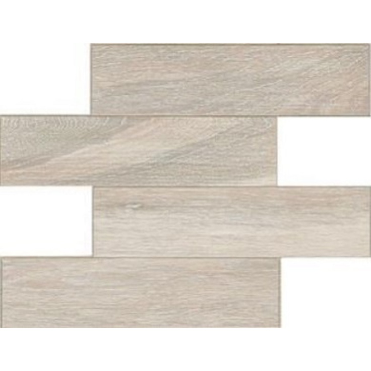 Rex Ceramiche (Florim) Selection Oak 738021 White Mod Listello Мозаика 30x30 см, Италия, под дерево - фото 1