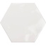 Ribesalbes Geometry Hex White Glossy Настенная плитка 15x17,3 см, Испания, под камень - фото 1 Ribesalbes Geometry Hex White Glossy Настенная плитка 15x17,3 см, Испания, под камень - фото 1