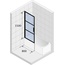 Riho Grid G004046121 Прозрачное стекло / Черный 80х150 L Шторка для ванны 10x80x150 см, Нидерланды - фото 3