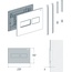 RIVO Touch lux 301003 Матовый белый Кнопка смыва 0,5x22x15 см, Россия - фото 7
