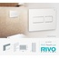 RIVO Touch lux 301003 Матовый белый Кнопка смыва 0,5x22x15 см, Россия - фото 3