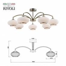 Rivoli Avarice Б0055609 Люстра Италия - фото 1 - фото 4