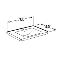 Roca up 70 тумба с раковиной