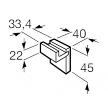 Roca Rubik 816840001 Хром Крючок 3,4x4x4,5 см, Испания - фото 1 - фото 3