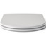 Roca The Gap Round 801D12007 С микролифтом Белый Крышка-сиденье 41,7x35,5x2,5 см, Испания - фото 4