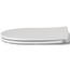 Roca The Gap Round 801D12007 С микролифтом Белый Крышка-сиденье 41,7x35,5x2,5 см, Испания - фото 3