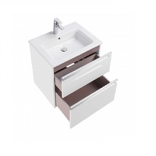 Roca The Gap 857550806 Белый блестящий 60 Тумба для раковины 45,3x58,5x51,5 см, Испания - фото 1 - фото 2