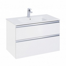 Roca The Gap 857551806 Белый блестящий 80 Тумба для раковины 45,3x78,5x51,5 см, Испания - фото 1 - фото 1