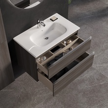 Roca The Gap A857399402 Городской дуб 80 Тумба для раковины 45,3x78,5x51,5 см, Испания - фото 1 - фото 2