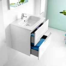 Roca Victoria Nord Ice Edition Z.RU93.0.273.1 55х78.6 Тумба для раковины 55x78,6x56,5 см, Испания - фото 1 - фото 3