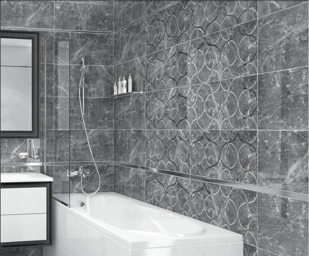 Роскошная Мозаика Бордюры керамика, Россия - фото интерьера 1