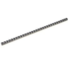 Роскошная Мозаика Бордюры ББ 05 Бусинка Люстрированная Черная Бордюр 0,7x25 см, Россия - фото 1 - фото 1