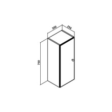 Шкаф runo кредо 30