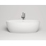 Salini Alda 101914G Белый глянцевый 160х70 Ванна из искусственного камня 160x70x57,5 см, Италия - фото 5