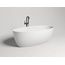Salini Alda 101914G Белый глянцевый 160х70 Ванна из искусственного камня 160x70x57,5 см, Италия - фото 3