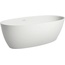 Salini Alda 101914G Белый глянцевый 160х70 Ванна из искусственного камня 160x70x57,5 см, Италия - фото 1