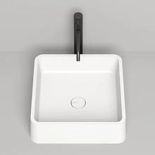 Salini Gloria 1102202M Белый матовый 42 Раковина 41,5x41,5x12,5 см, Италия - фото 1 - фото 4